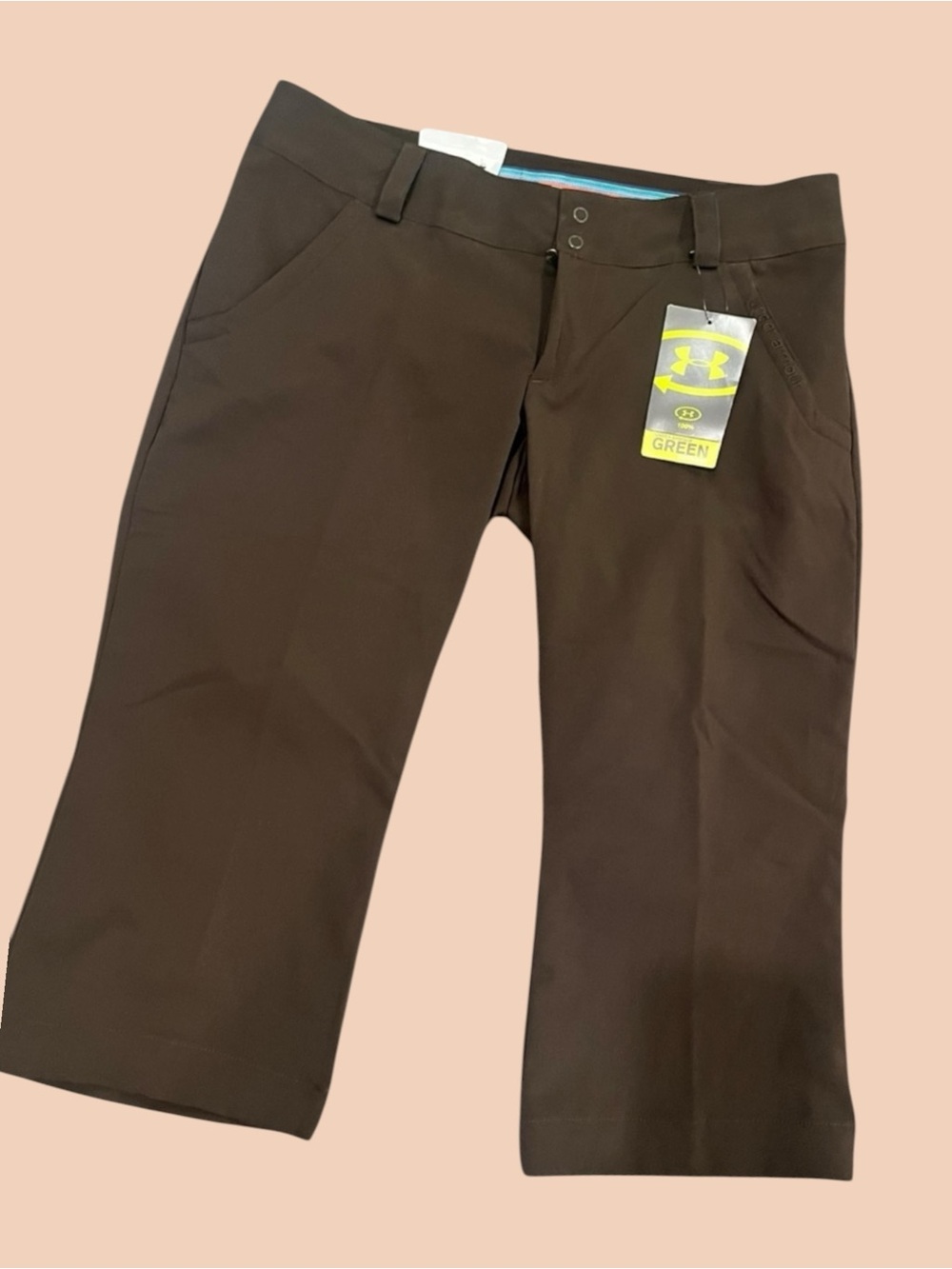 Under Armour Dark Brown Cropped Athletic Pants